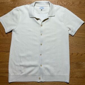 Men’s Precedent Button Up Short Sleeve Shirt Size L